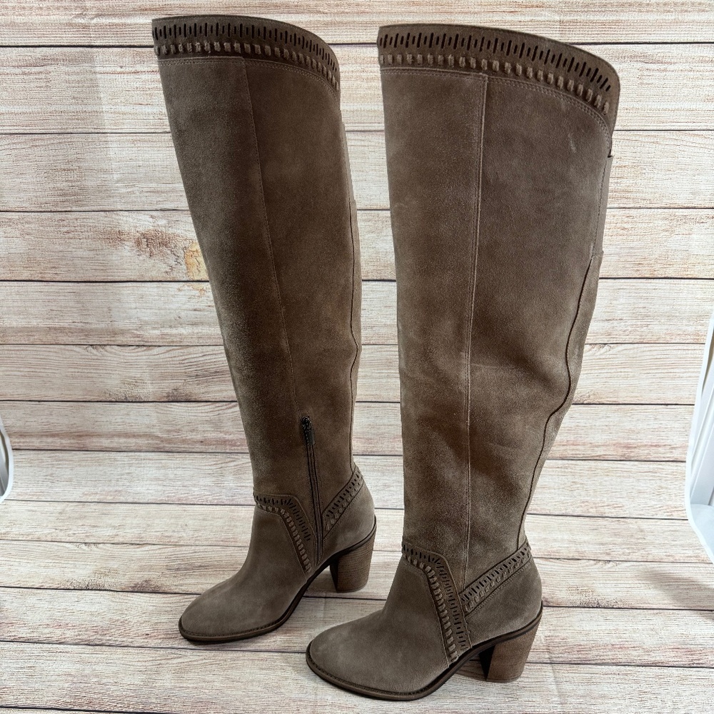 Vince Camuto Brown Heeled Boots